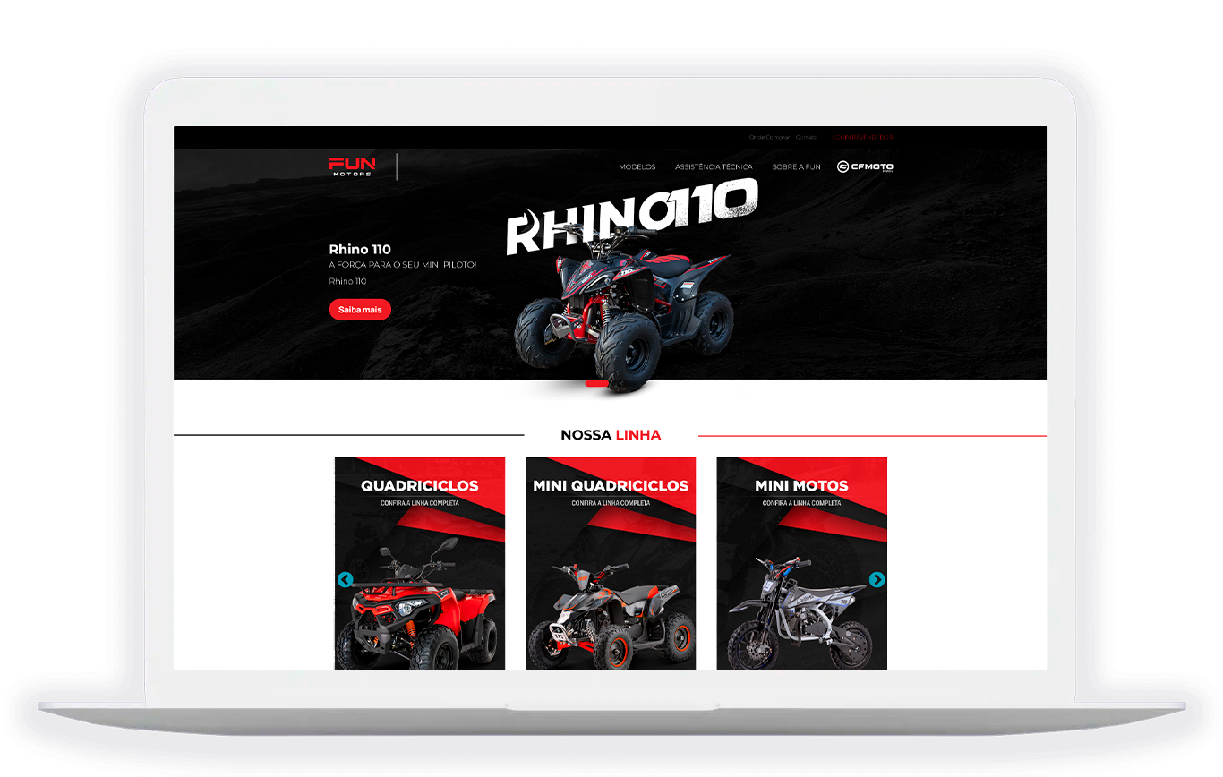 Website Fun Motors do Brasil