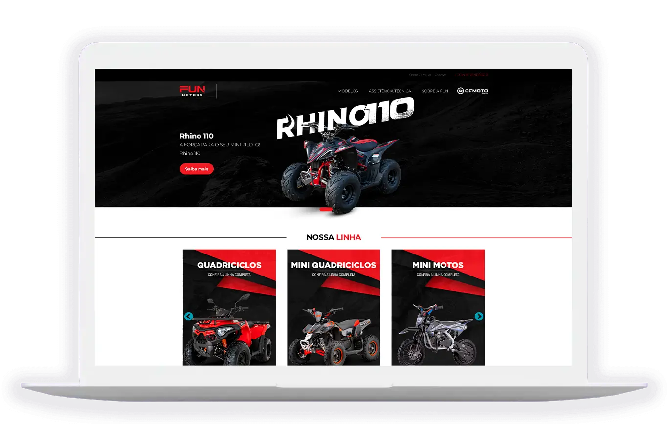 Website Fun Motors do Brasil
