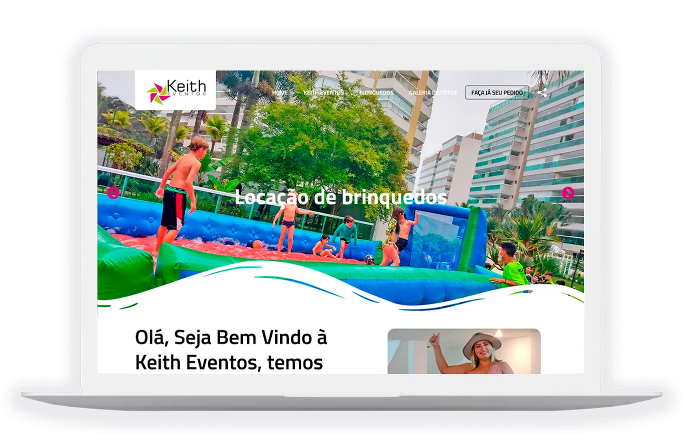 Website Keith Eventos